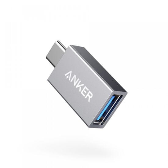 Anker kabel USB-C to USB-A adapter, siv