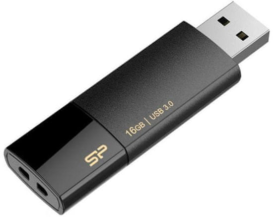Silicon Power Blaze B05 USB ključ, 16 GB, črn (SP016GBUF3B05V1K)