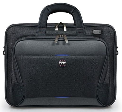 Port Designs torba za prenosnik CHICAGO EVO s polnilnikom, (13-15,6″/33-39,6 cm) in tablico 10,1″ (25,6 cm), 400505, črna