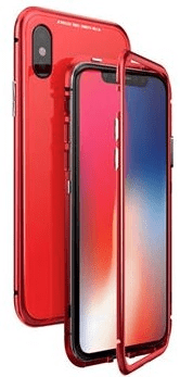 Luphie CASE Luphie celovita zaščita Magneto Hard Case Glass Red za iPhone X, 2441685, rdeča