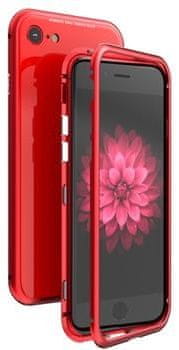 Luphie CASE Luphie celovita zaščita Magneto Hard Case Glass Red pro iPhone 7/8, 2441690, rdeča