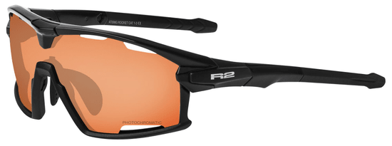R2 športna sončna očala Rocket AT098G Matte Black, črna