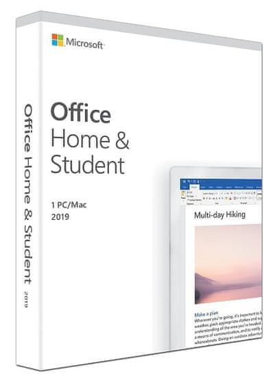 Microsoft Office Home & Student 2019, FPP, angleški