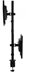 VonHaus dvojni vertikalni namizni nosilec za zaslon VONTV-3000112, do 81,28 cm (32")
