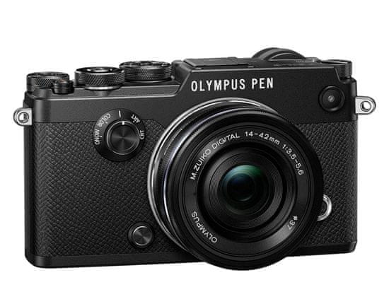 Olympus fotoaparat PEN-F 14-42mm, črn