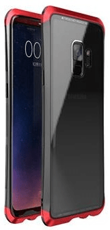 Luphie CASE ovitek Double Dragon Aluminium Hard Case Black/Red za Samsung G960 Galaxy S9 2441743