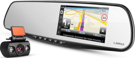 LAMAX S5 Navi+ avto kamera - Odprta embalaža