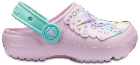 Crocs Crocs otroški natikači Fun Lab Clog K Ballerina Pink/New Mint