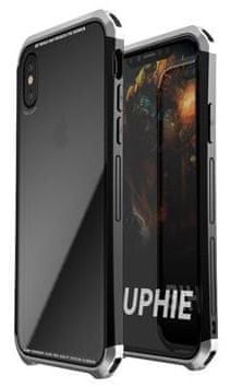 Luphie CASE ovitek Double Dragon Aluminium Hard Case Black/Silver za iPhone X 2441727