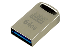 GoodRam USB ključ 3.0 UPO3, 64GB, srebrn, alu (500200)