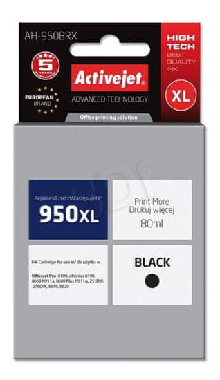 ActiveJet črnilo HP 950XL, črno