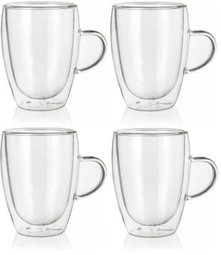 Banquet steklena skodelica Doblo, 360 ml, 4 kosi