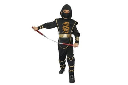 Kostum ninja zmaj črn 25230