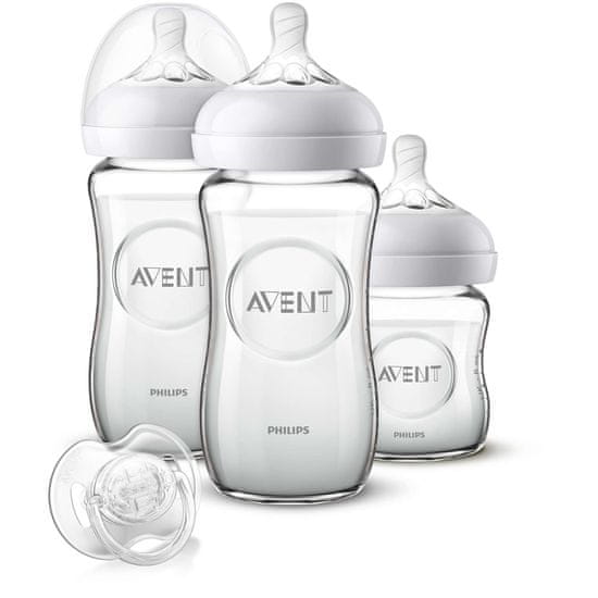 Philips Avent steklenička za dojenčke Newborn, steklena