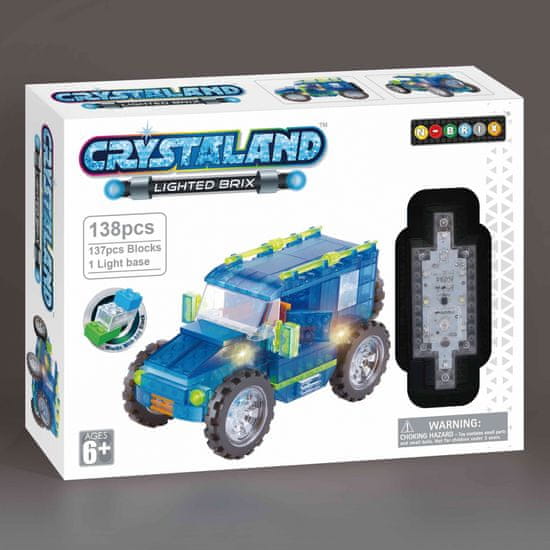 CrystaLand Crystal kocke - Jeep, 138 kos