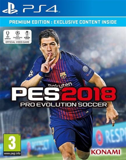 Konami igra Pro Evolution Soccer 2018 - Premium Edition (PS4)