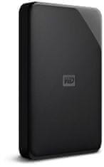 Western Digital Elements SE, 2 TB zunanji trdi disk, USB 3.0, 6,35 cm (2,5) (WDBEPK0020BBK-WESN)