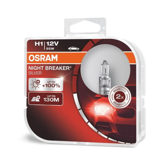 Osram Night breaker® silver H1 Duo Box