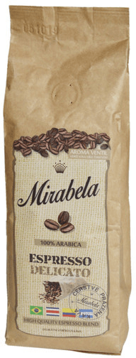 Mirabela sveža kava ESPRESSO DELICATO, 225 g
