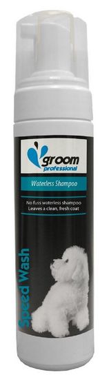 Groom Professional šampon za suho pranje v peni Speed Wash Waterless Foam, 250 ml