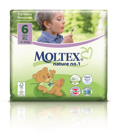 MOLTEX plenice Nature Eco No.1, XL,16–30kg, 22