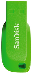 SanDisk USB ključek CRUZER BLADE, 32 GB, zelen