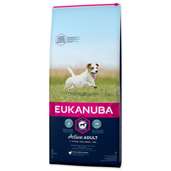 Eukanuba hrana za odrasle pse majhnih pasem, 15 kg - Odprta embalaža