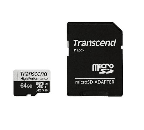 Transcend spominska kartica SDXC Micro 64GB 330S, 100/80MB/s