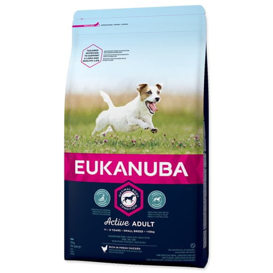 Eukanuba za odrasle pse hrana majhnih pasem, 3 kg - Odprta embalaža