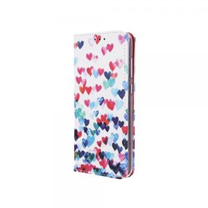 Preklopna torbica Samsung Galaxy A7 2018 A750 - s srčki (Hearts)