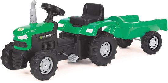 Buddy Toys BPT 1013 poganjalček traktor s prikolico - Odprta embalaža