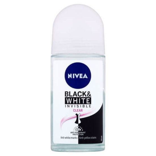Nivea antiperspirant Invisible For Black & White Clear, 50 ml