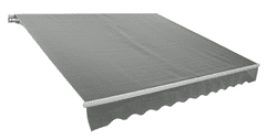 Rojaplast platnena streha P4512, 2,95 x 2 m, temno siva