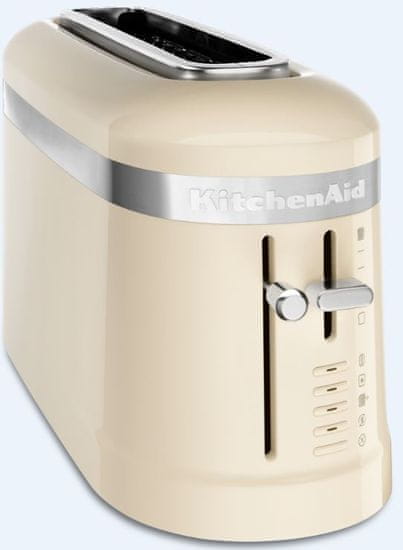 KitchenAid 5KMT3115EAC Design opekač kruha za 2 rezini, kremno rumen