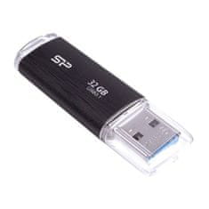 Silicon Power Blaze B02 USB ključ, 32 GB, črn (SP032GBUF3B02V1K)