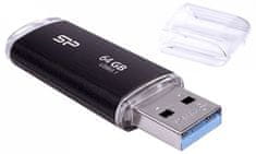 Silicon Power Blaze B02 USB ključ, 64 GB, USB 3.1, črn (SP064GBUF3B02V1K)