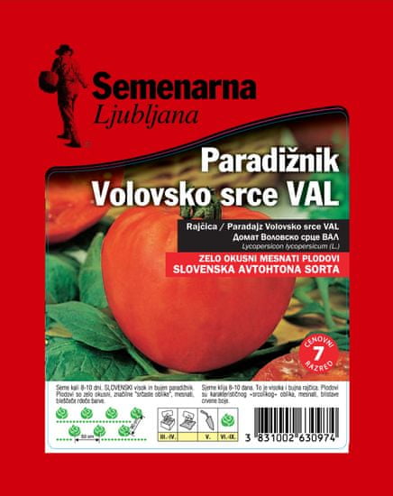 Semenarna Ljubljana paradižnik val (Volovsko srce), 25 g