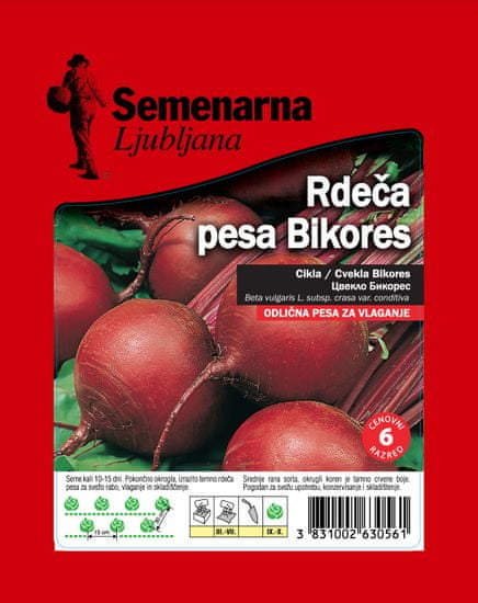 Semenarna Ljubljana rdeča pesa Bikores, 50 g