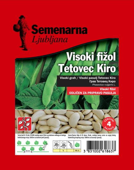 Semenarna Ljubljana fižol Kiro, 100 g