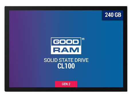 GoodRam SSD disk CL100 240 GB, 6,35 cm (2,5"), SATA III, TLC NAND