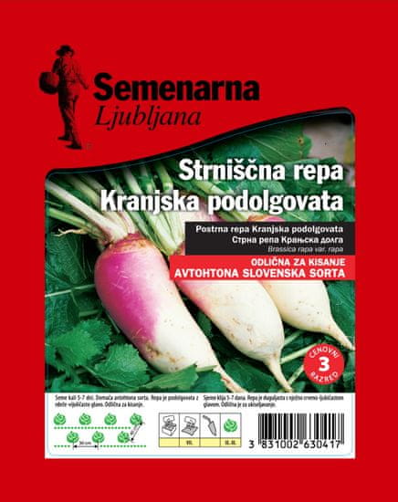 Semenarna Ljubljana repa kranjska podolgovata, 50 g