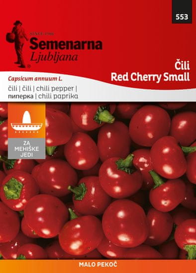 Semenarna Ljubljana čili Red Cherry Small, 553 Mehika, mala vrečka
