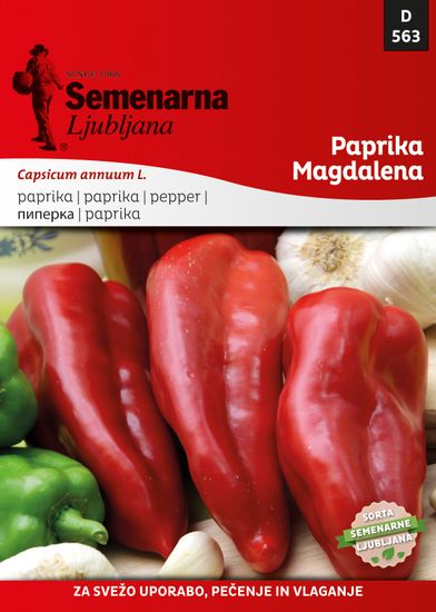 Semenarna Ljubljana paprika Magdalena, 563, mala vrečka