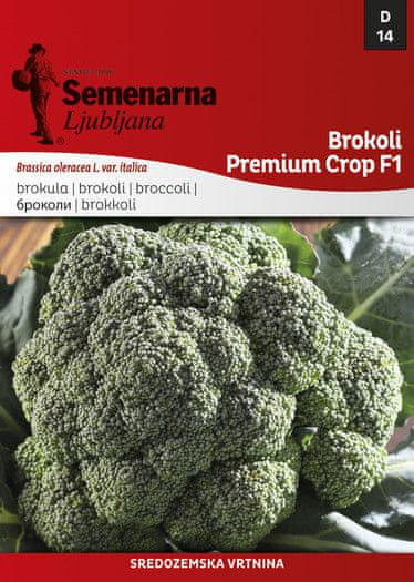 Semenarna Ljubljana brokoli Premium Crop F1, 14, mala vrečka