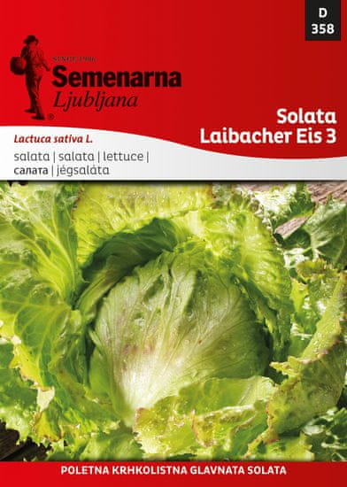 Semenarna Ljubljana solata Laibacher Eis 3, 358, mala vrečka