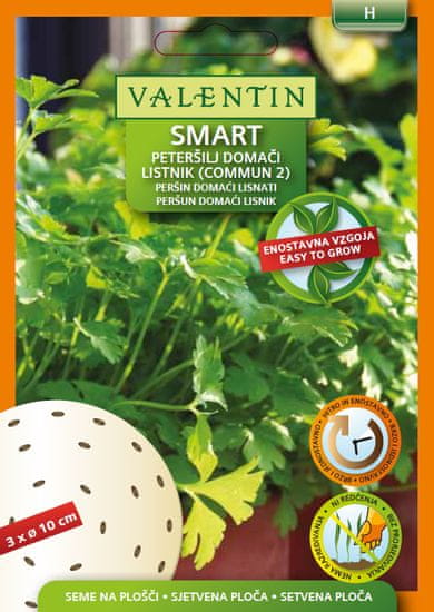 Valentin Smart seme na plošči, peteršilj domači listnik (Commun 2)