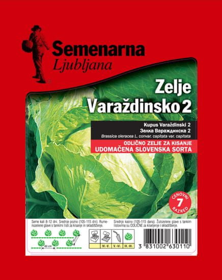 Semenarna Ljubljana zelje Varaždinsko 2, 50 g