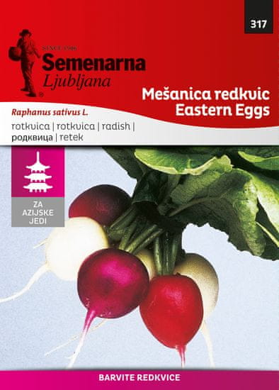 Semenarna Ljubljana pisana redkvica M.V. Azija 317 Eastern Eggs