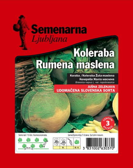 Semenarna Ljubljana rumena koleraba, maslena, 50 g