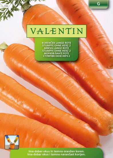 Valentin korenček Lange Rote Stumpfe Ohne H.2, 192